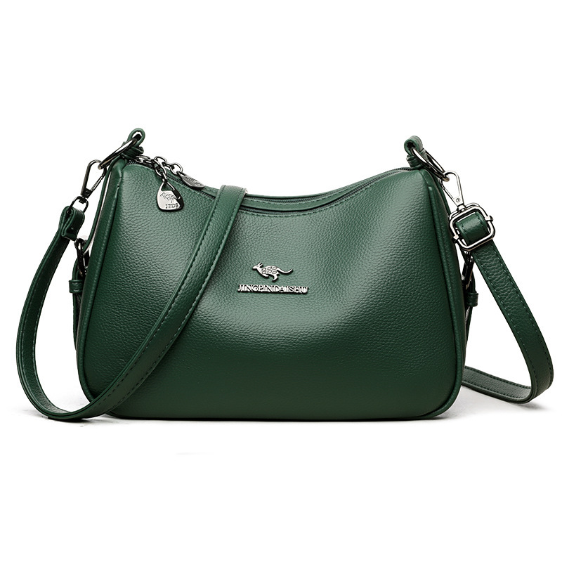 Bolso bandolera nuevo de gran capacidad para mujer, estilo 2024, con un diseño texturizado y elegante, bolso de mano moderno y vintage para damas.