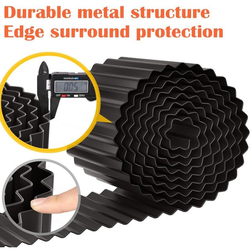 Сад металлический край забор heavy duty garden landscape sdging садовый ограждение