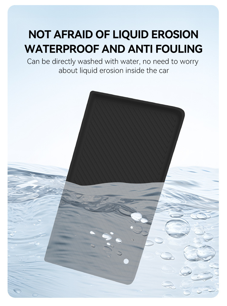 Suitable for 26 Models of Toyota Bz Wireless Charging Silicone Anti-Slip Mat Bz4X Center Console Protection Car Interior Special Accessories Modification