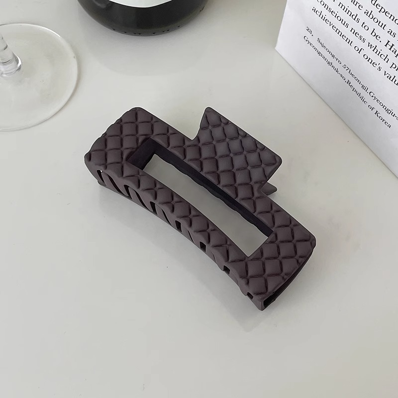 Clip de agarre de alta calidad 2025 nuevo clip para el cabello de alta gama clip para el cabello horquilla grande en la parte posterior de la cabeza clip de tiburón tocado femenino