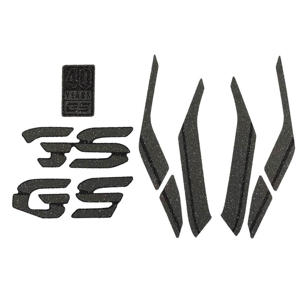 Aplicable a BMW G310GS 18-22 40 aniversario tres versión negra modificada completa de la pegatina del coche tanque de combustible pegatina de espina de pescado
