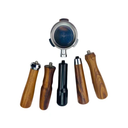 Italian semi-automatic coffee machine bottomless handle coffee machine brewing head modified handle M10 rosewood wooden handle