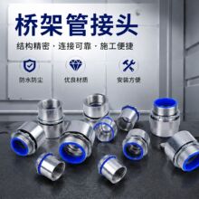 桥架管接头铝合金软管接头穿线管锁紧接头桥架出线连接器