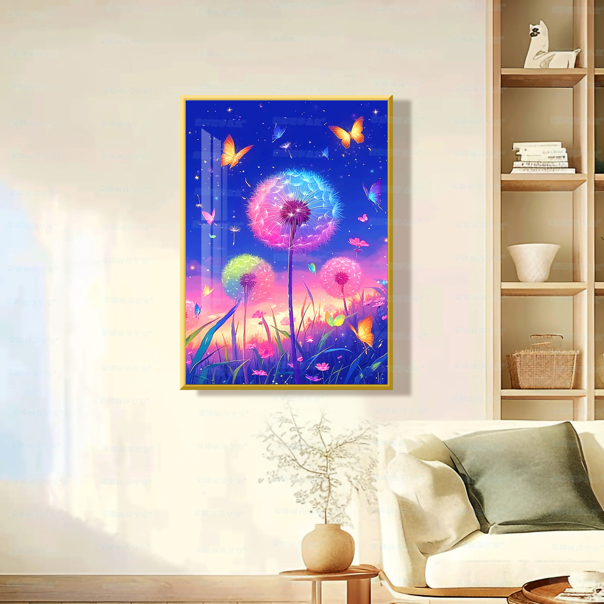 [Algodón importado] Mona Lisa real cruz de bordado de bordado Gongying2026 nuevo estilo hermoso simple bordado de hilo hecho a mano image 1