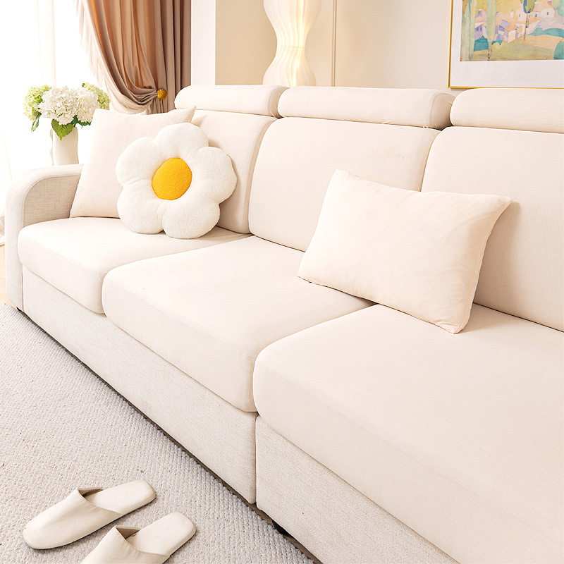 European Minimalist, French Romantic,Stretch Sofa Cover, Scratch-resistant Couch Slipcover, Non-slip Furniture Protector, Washable Elastic Cover, Pet_voghion.com