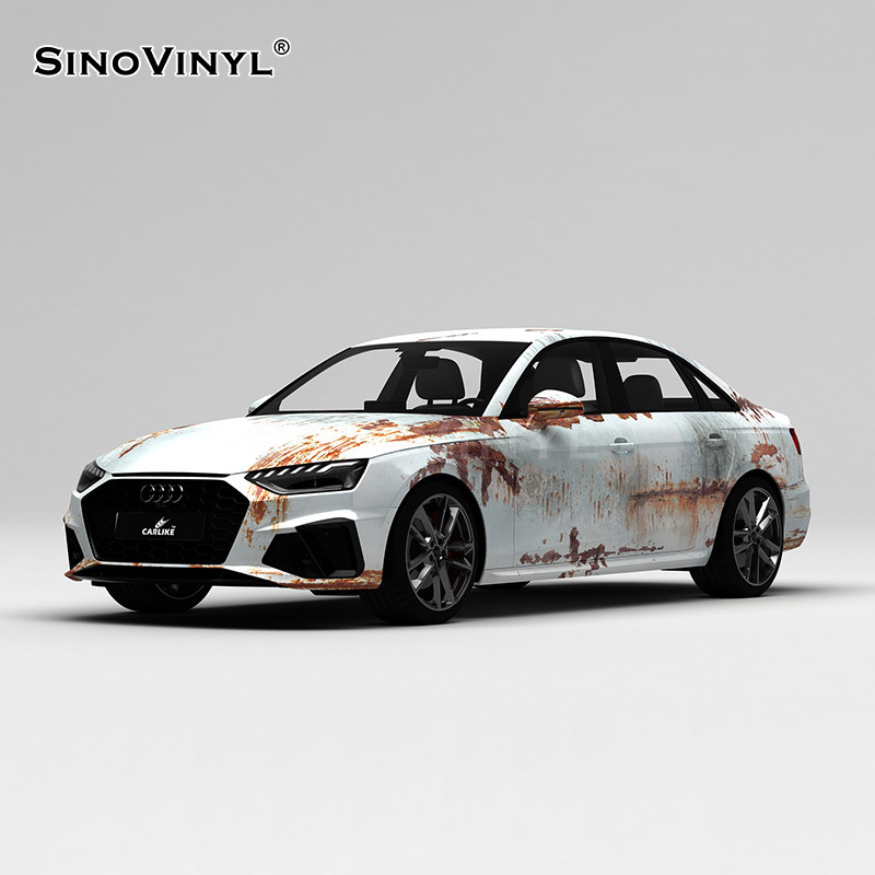 Carlake daños de guerra pintura coche que cambia de color película Doomsday coche cuerpo pegatinas crisis bioquímica pintura de color todo el coche cambio de color