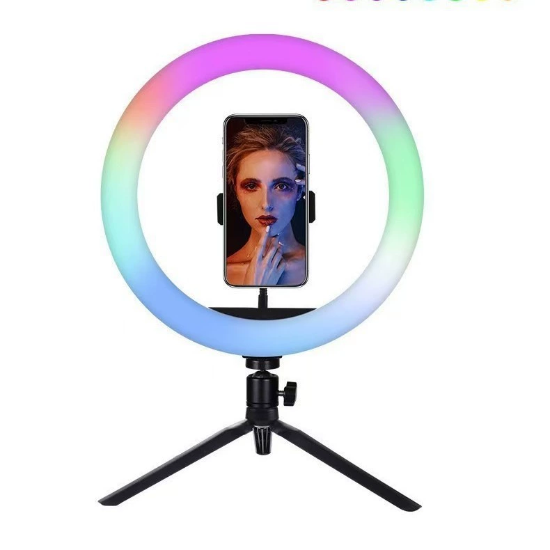 RGB подсветка для эфира комната красоты подсветка MJ20 ярких цветов для живого вещания, кольцо атмосфера света