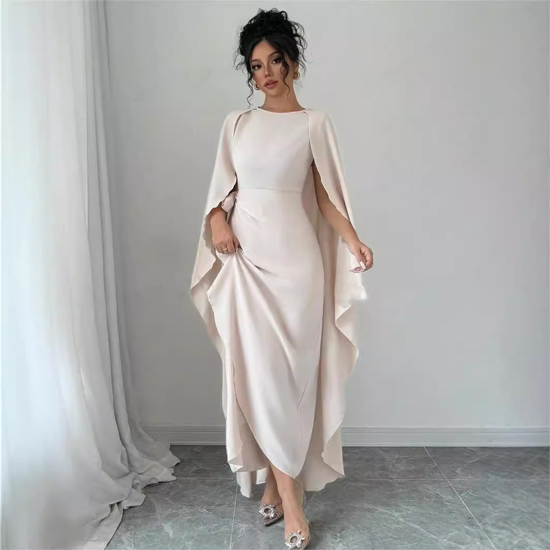 Shein Privé Sleeveless Waist-Cinching Elegant Asymmetrical Hem Charming Dress Fashionable European and American Style