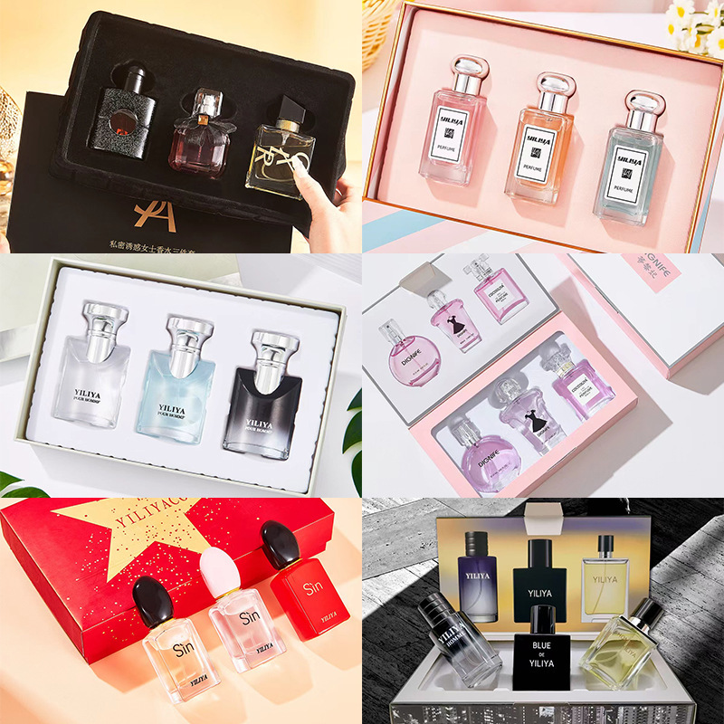 Conjunto de perfumes transfronterizos para hombres y mujeres fragancia persistente fresca y barata para hombres colón Vietnam caja de regalo de perfumes al por mayor