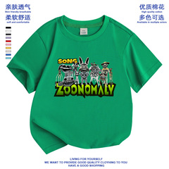 Zoonomaly Summer New Collection Pure Cotton Short Sleeve Upgraded Deformed Zoo Animal Unisex Kids Fashion Brand Versatile T-Shirt