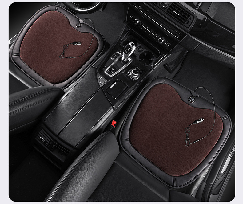 Graphene car heating cushion winter seat cushion car electric heating cushion 12 24 general cross-border manufacturers on behalf