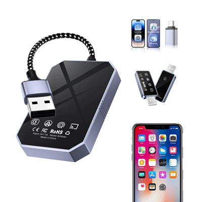 Box Car Adapter Converts Wired: Simsiz CarPlay və Android Auto - 969mmh-four-in-one