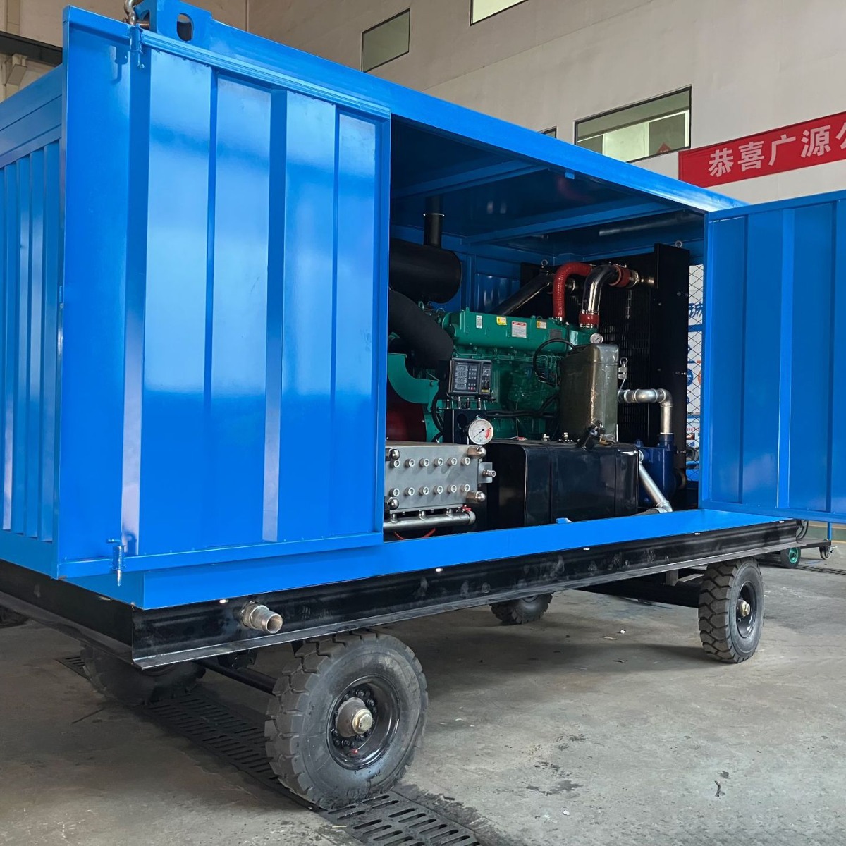 电厂工业管道高压清洗设备高压清洗机凝汽器管道清洗机