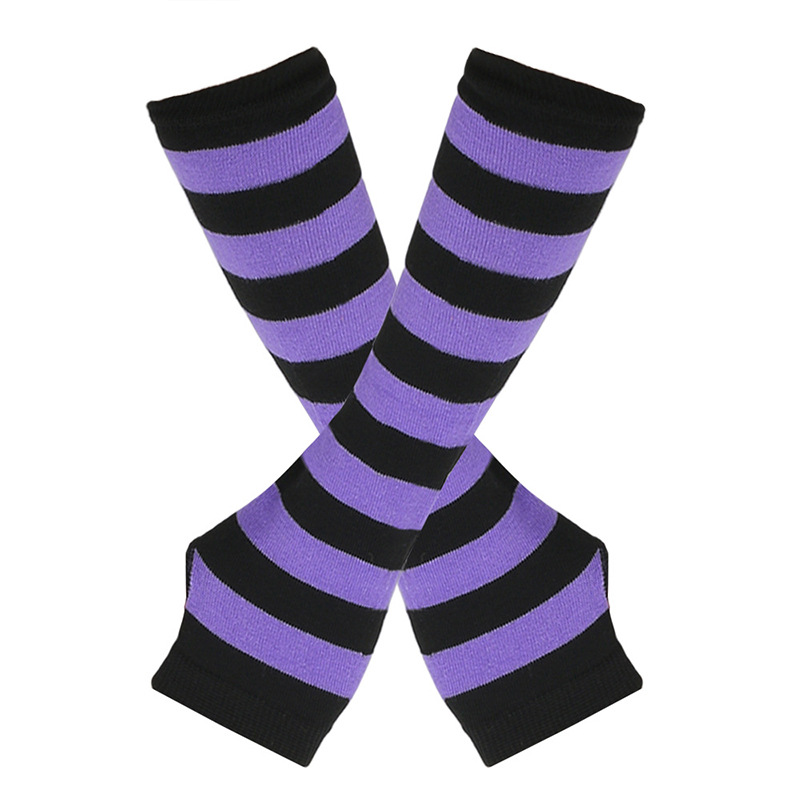 라이트 퍼플+블랙/와이드 스트립 27