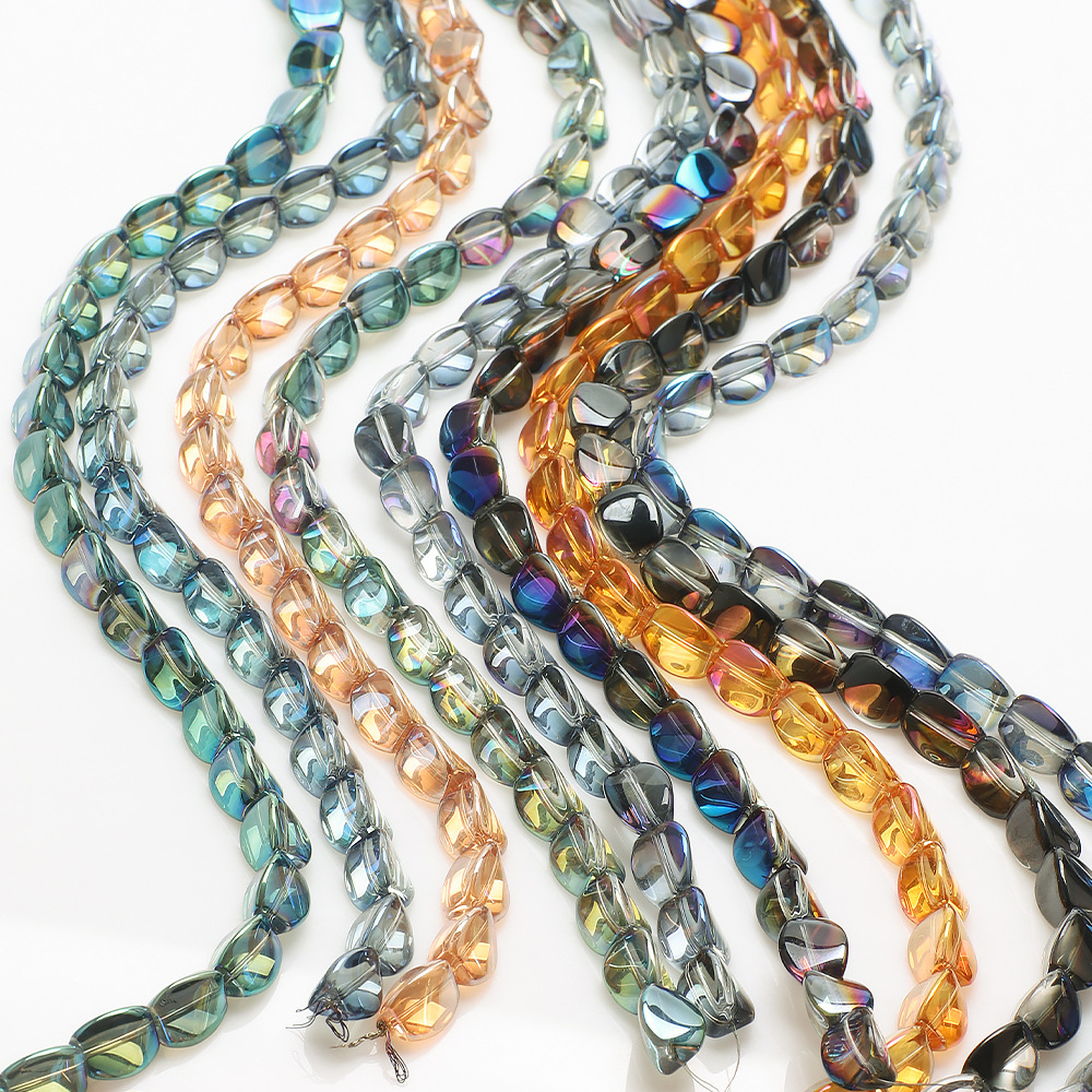 32g Weight Beads Jewelry Making Type 10 * 12mm Jewelry Making Size DIY Jewelry Accessories Classification 20 PCS/Package Quantity glass Material Irregular Pattern Plating Design Simple Style Style 20 PCS/Package 10 * 12mm Glass Irregular DIY Jewelry Accessories Beads 2