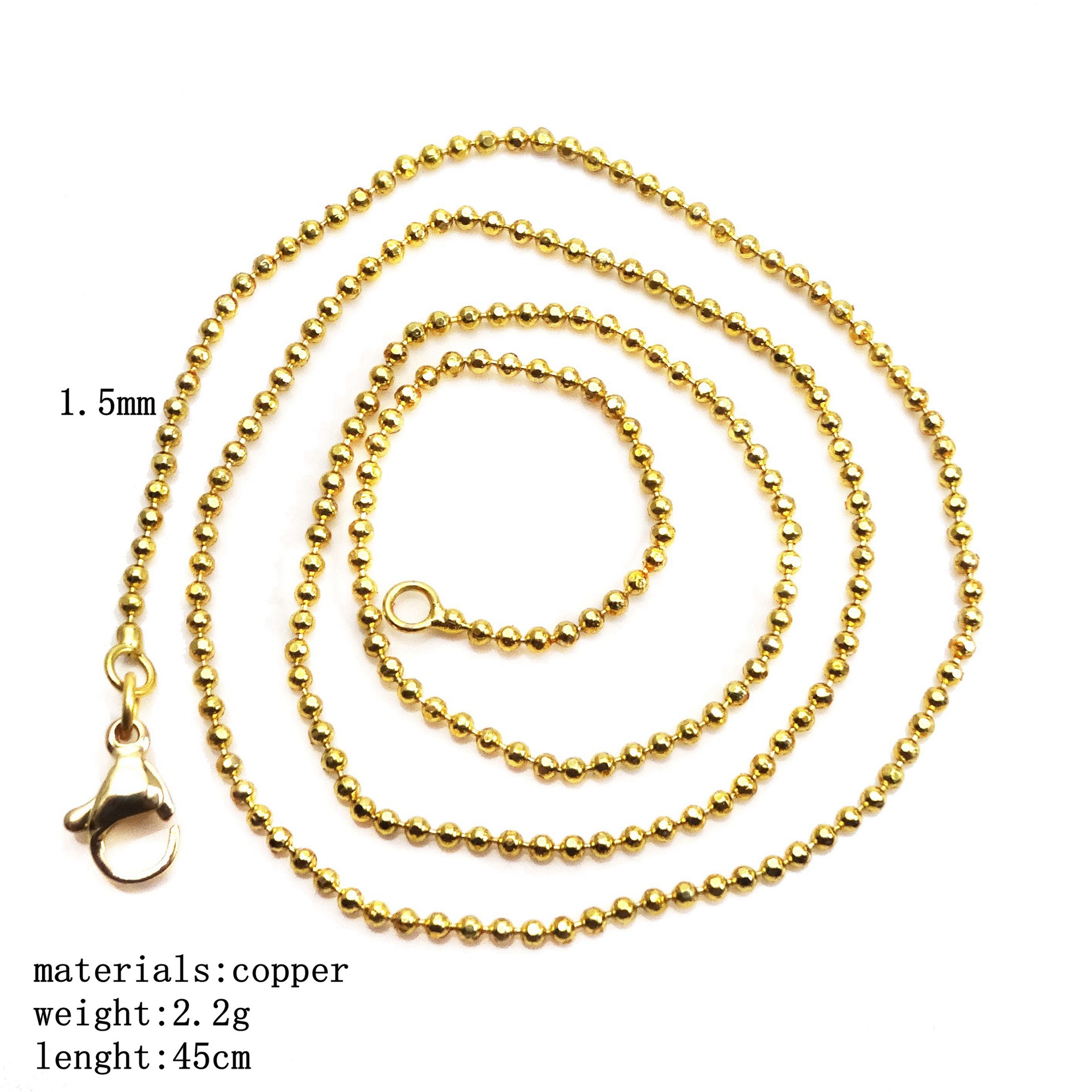 1.5mm 비드 체인