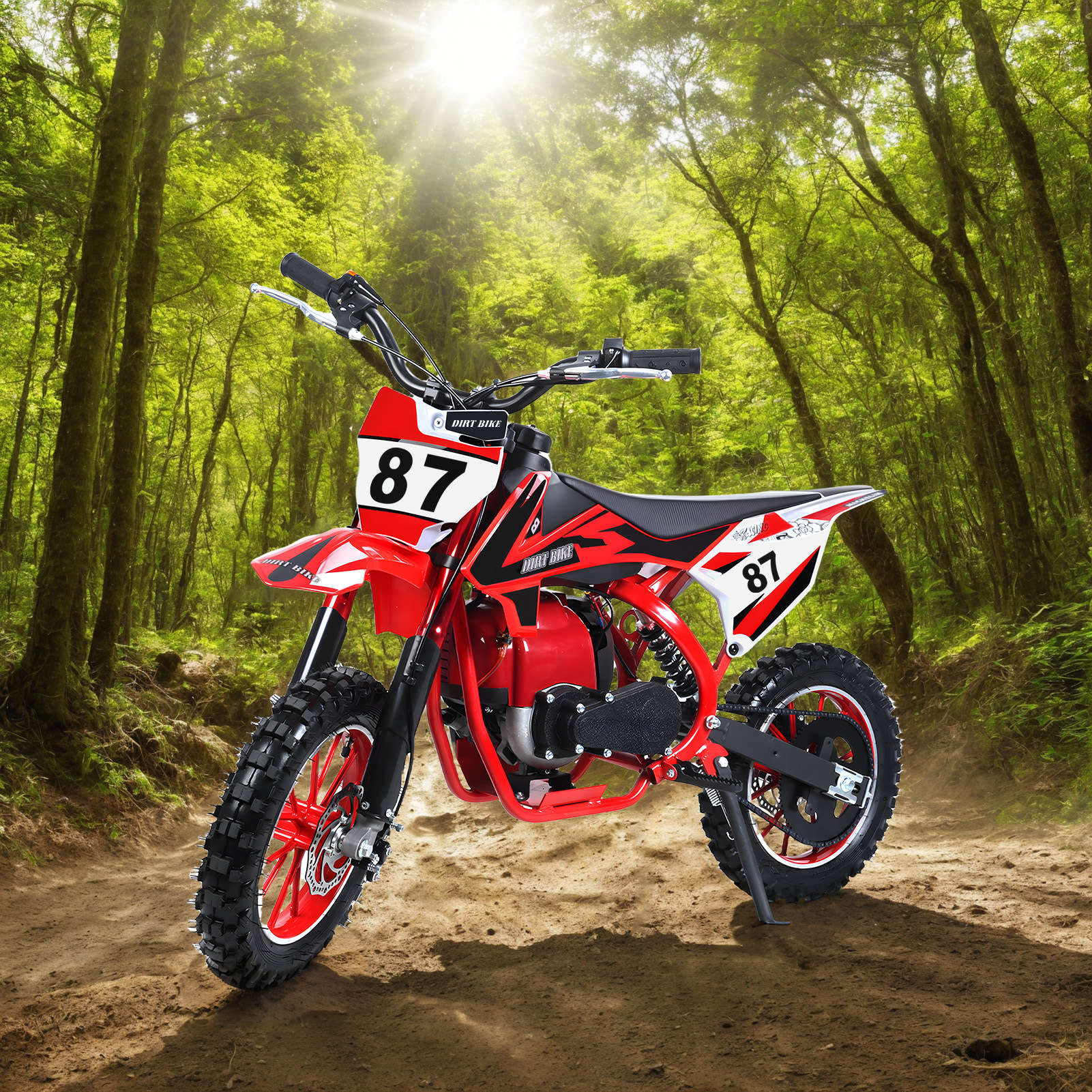 Cross-Border Amazon Supply Small Beach Mountain Outdoor All-Terrain Children's Four-Stroke Epa Off-Road Motorcycle