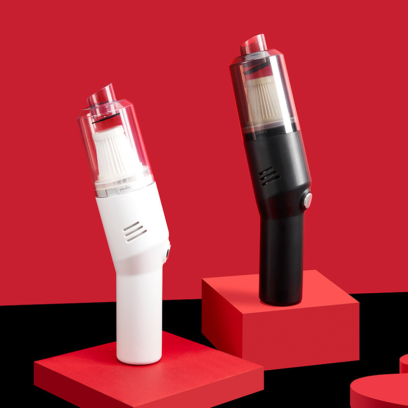 Cross-Border Car Vacuum Cleaner Wireless Charging Car Wet and Dry Dual-Use Mini Pet Hair Handheld Car Interior