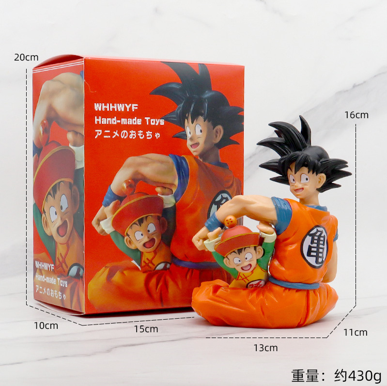 Juego de moda anime Dragon Ball Sun Wukong mano accesorios de modelos periféricos Wujita Veget Saiyan Gift