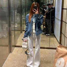 小香风外套 厂家供应新款短款立领开衫休闲百搭上衣夹克现货批发