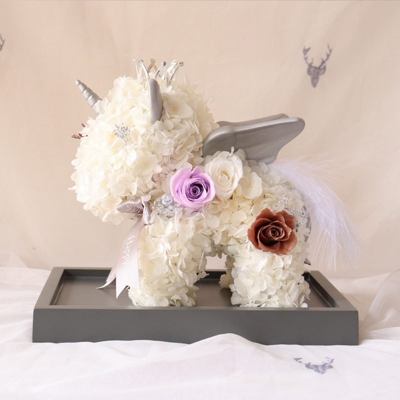 18公主白灰色底座