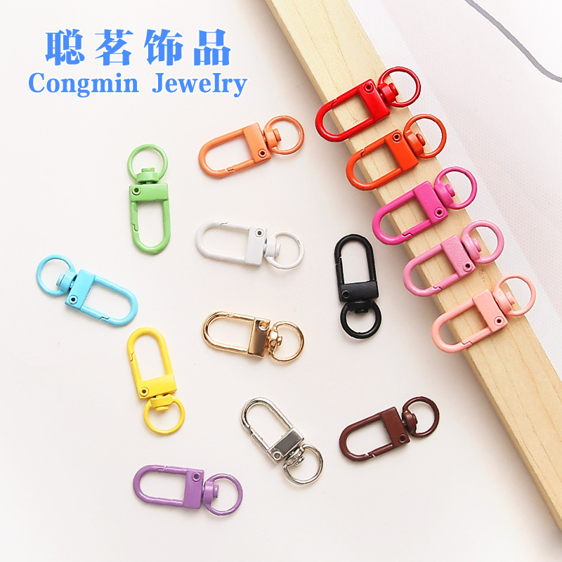33mm ColorfUl Paint Small Door BUckle Metal Door BUckle Dog BUckle 8-shaped BUckle ColorfUl Spray Paint U-shaped Door BUckle Accessories Material 33mm ColorfUl Paint Small Door BUckle Metal Door BUckle Dog BUckle 8-shaped BUckle ColorfUl Spray Paint U-shaped Door BUckle Accessories Material