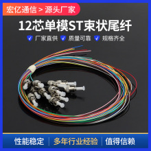 12芯FC尾纤单模机房光纤跳线12芯SC尾纤12芯LC尾纤1.5米LC跳纤