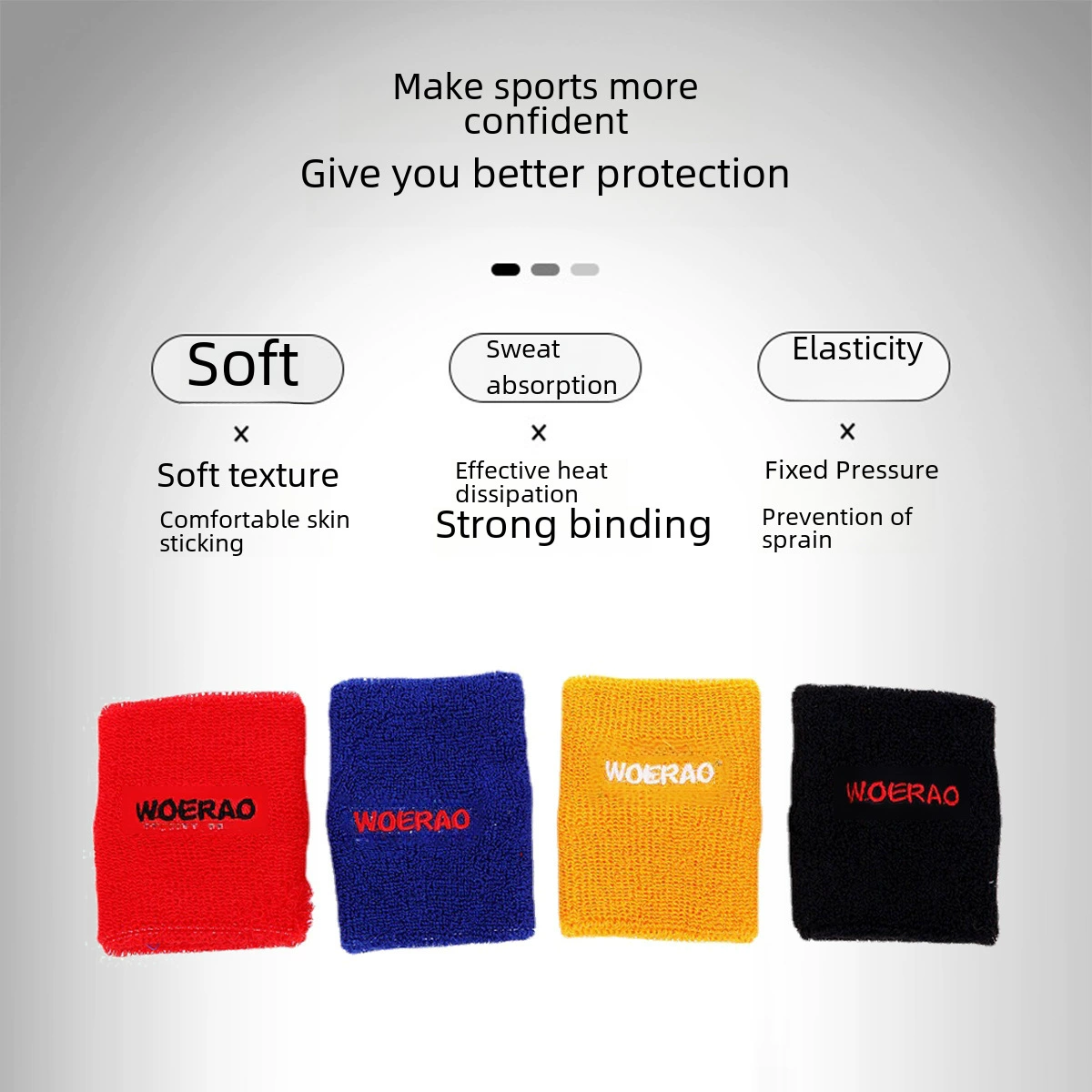 Браслет, дышащий полотенечный браслет для бадминтона, оптом