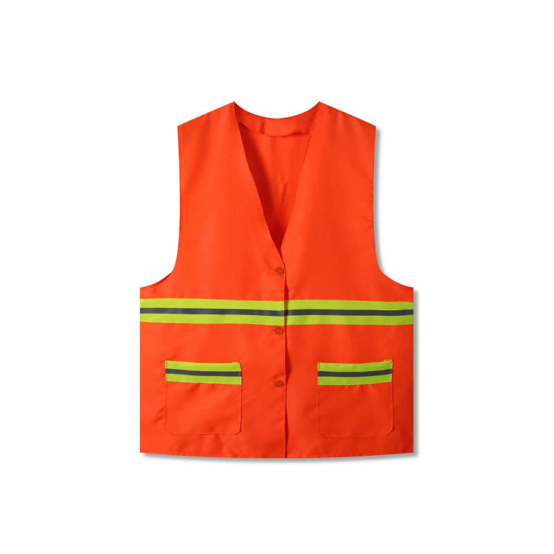 Manufacturer Produces Reflective Vests with Multiple Pockets, Safety Reflective Clothing, Vests for Sanitation Workers, Custom Reflective Vests