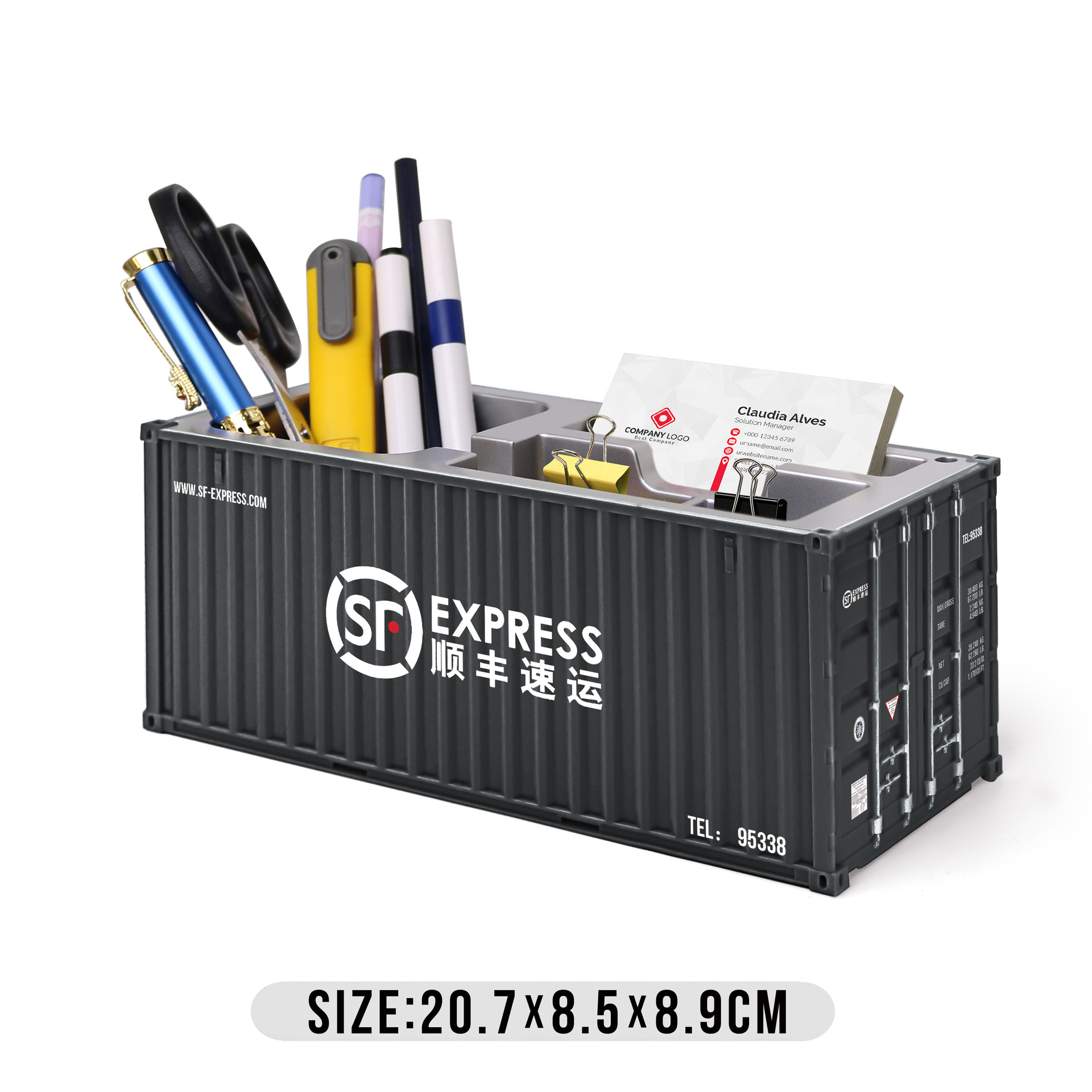Caja de tarjetas de visita SF Pen Holder