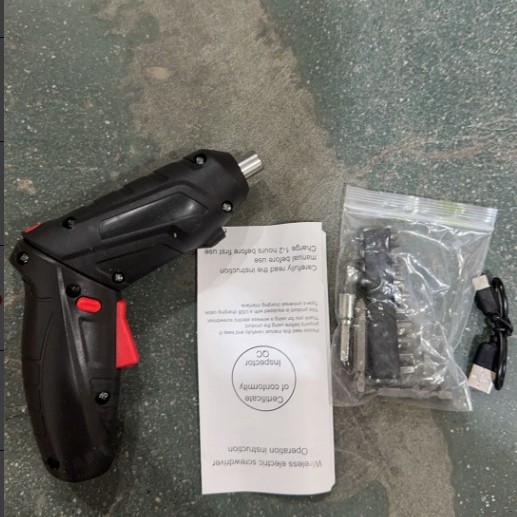 Electric screwdriver, rechargeable household mini drill, fully automatic small screwdriver, divine t