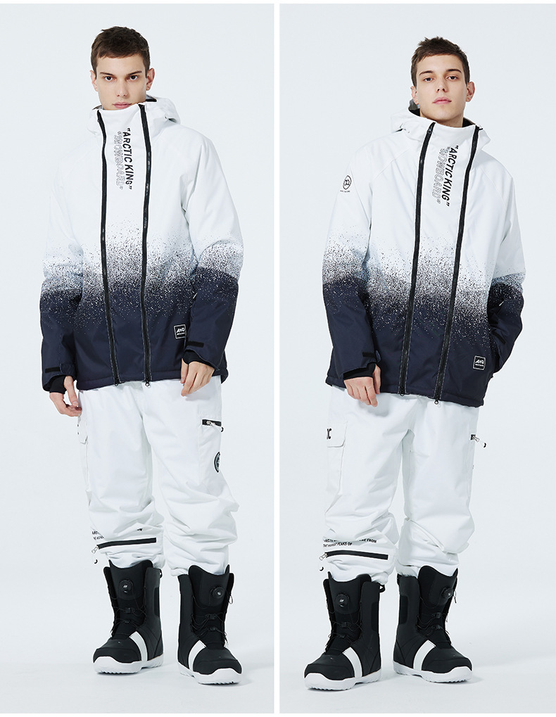 Traje de ropa para niños para hombres y mujeres, ropa y pantalones de snowboard y esquí de doble tabla para exteriores de invierno, a prueba de viento, repelente al agua y cálido._voghion.com