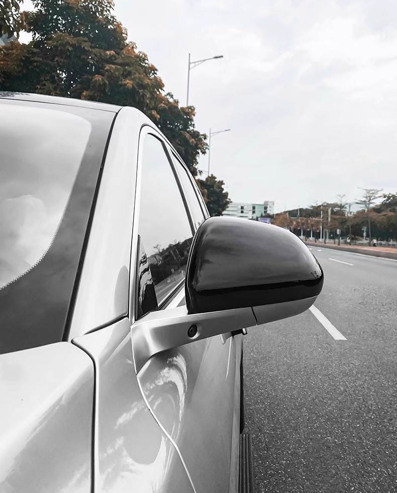 Ideal L6L7L8L9 rearview mirror protective cover blackened modified reversing mirror cover upgrade Black Samurai decoration accessories