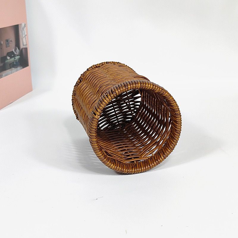 Nuevo cuchillo y tenedor de tejido a mano puro palillos cuchara caja de almacenamiento bolígrafo doméstico comercial caja de almacenamiento de cubiertos de restaurante occidental