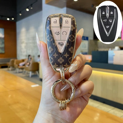 Car key bag Luxury Feel X5/X7 Plus - c-style-5-buttonkey-fob-trendy-ring