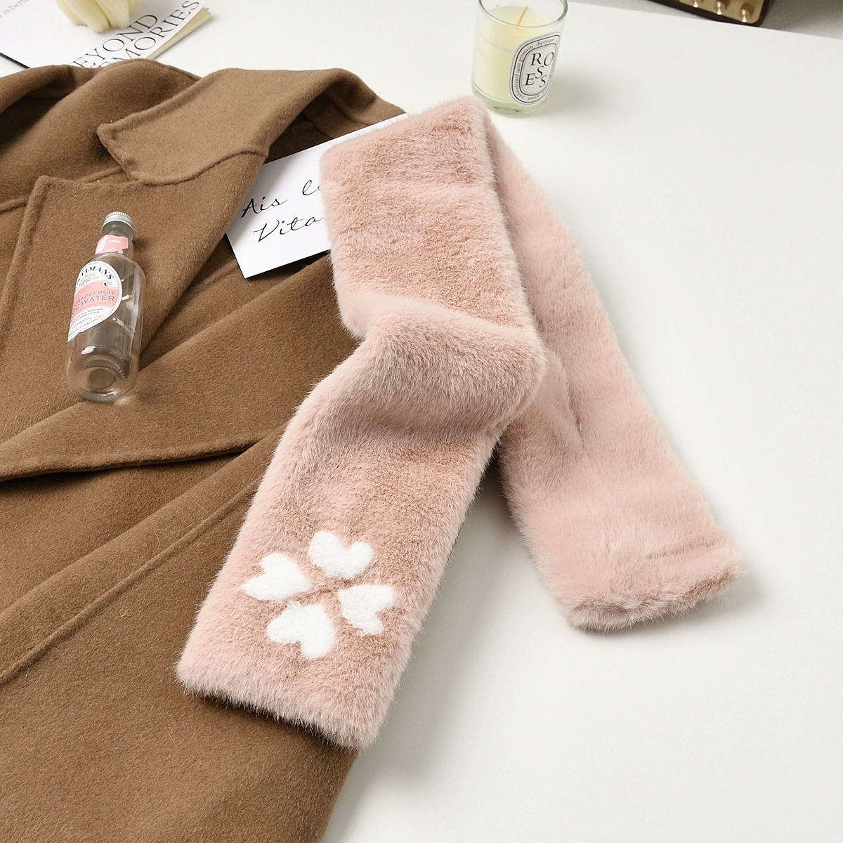 Cute universal winter scarf handmade, western style