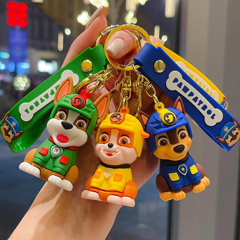 New puppy Wang Wang team key chain car key pendant couple schoolbag pendant doll machine small gift wholesale New puppy Wang Wang team key chain car key pendant couple schoolbag pendant doll machine small gift wholesale