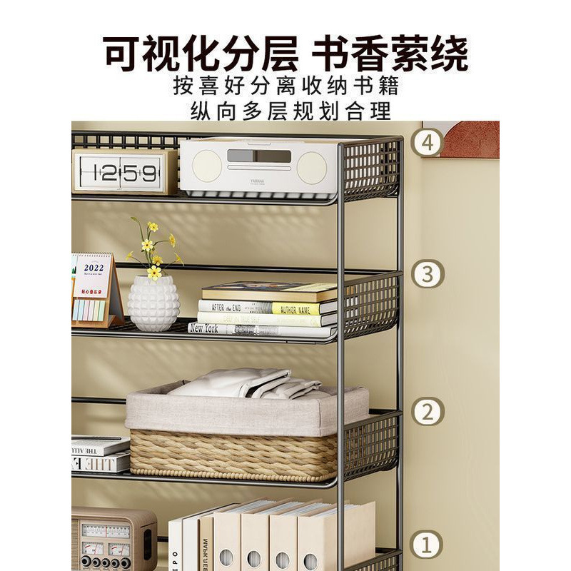 デスク収納多層ウォーターカップ収納ラックキッチン収納ラックスナックラック学生デスクトップ収納ラックデスク本棚|undefined