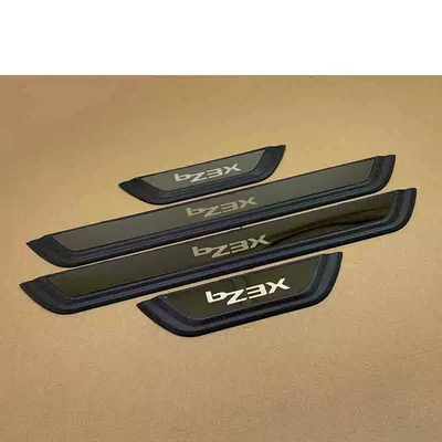 3X exterior door sill | Dekorativ pedal başlıqları - bozhi-3x-exterior-threshold-strip-black-base-black-color