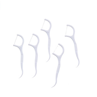 Teeth small bulk polymer floss Rod high tension floss pick bare plastic floss rod manufacturers sales