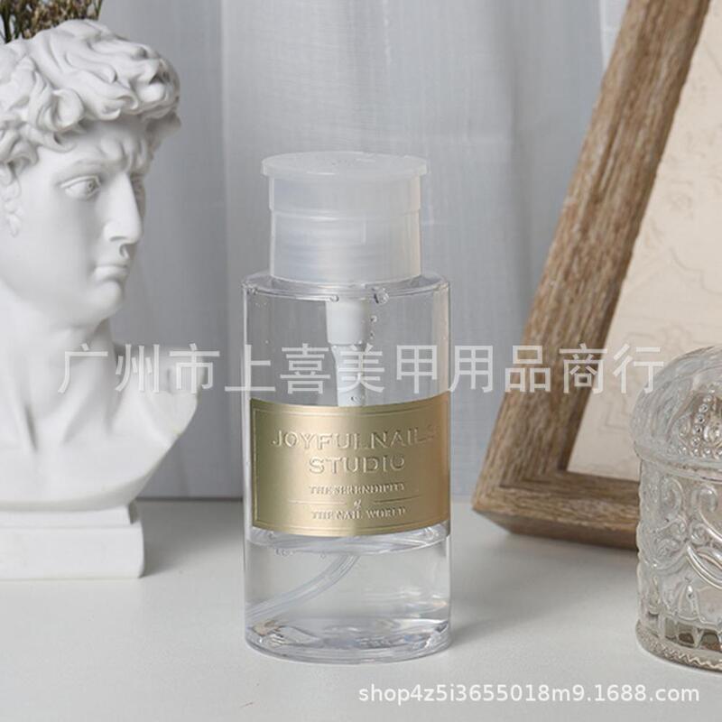 Online Red Sun manicure press empty bottle nail polish remover cleaning liquid lotion transparent sub-bottle 3 specifications optional Online Red Sun manicure press empty bottle nail polish remover cleaning liquid lotion transparent sub-bottle 3 specifications optional