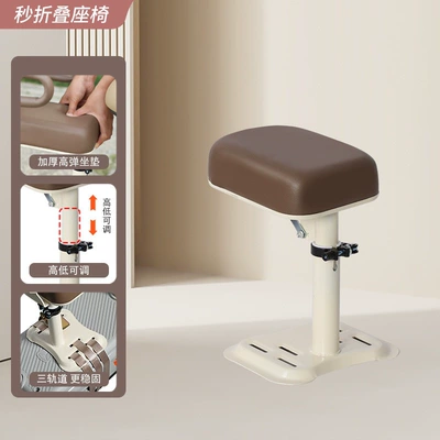 Suitable for the front-mounted child seat of electric vehicles, applicable to Yadea, Aima, Tailing, and Luyuan electric scooters for children and babies (Motorcycle child seat) - foldable-rotatable-and-adjustable-seatwhite-coffee-color