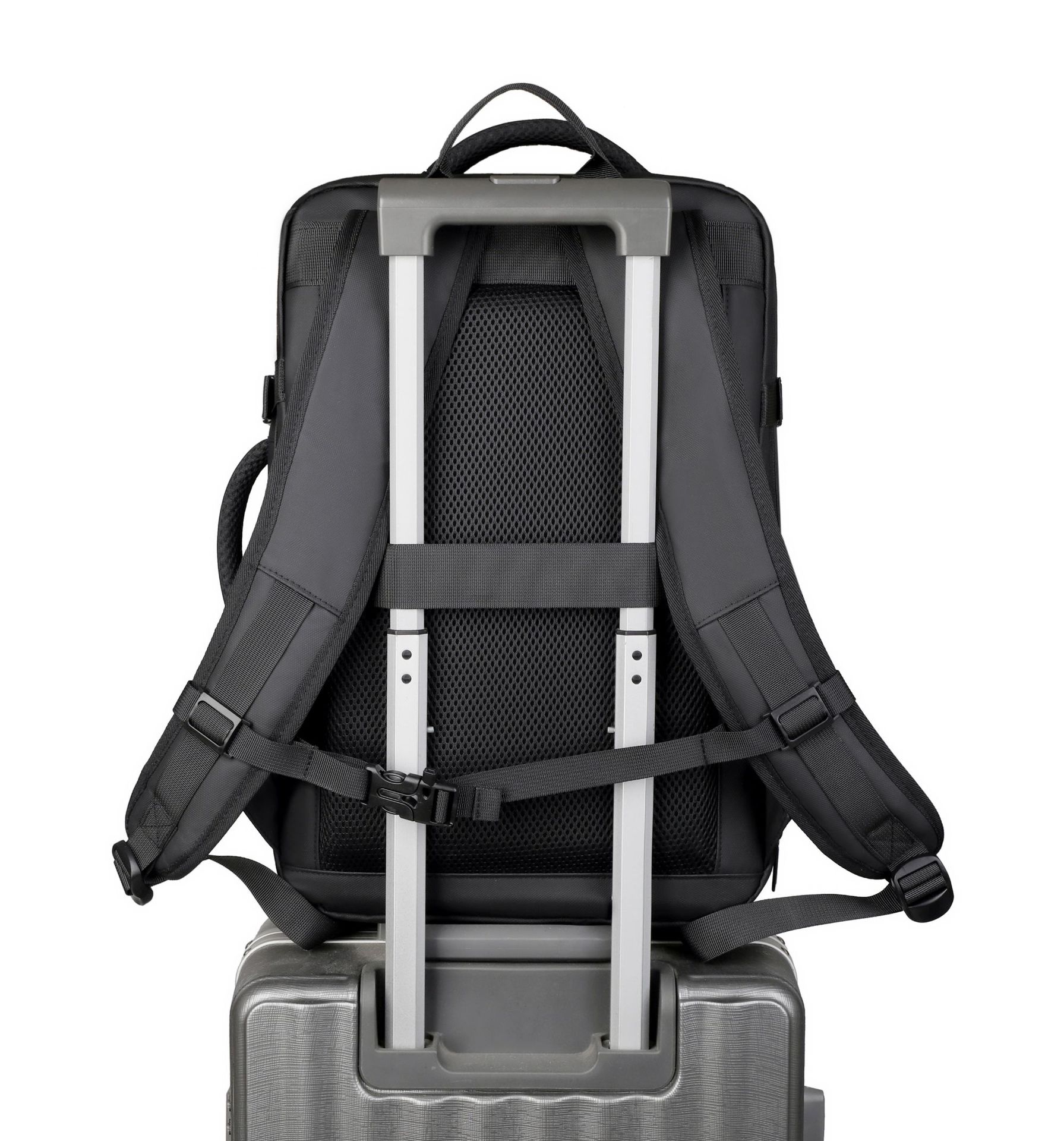 Men's travel backpack, women's new outdoor hiking bag, junior high school student schoolbag, large-capacity multi-functional large backpack full figure