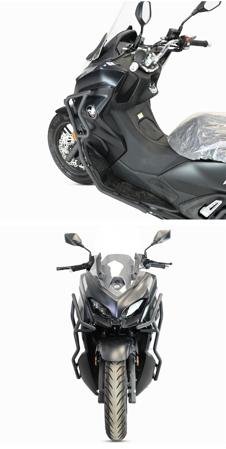 Muscle car Wolf applicable to Qianjiang Hong 150city City version bumper anti-fall anti-collision bumper modification
