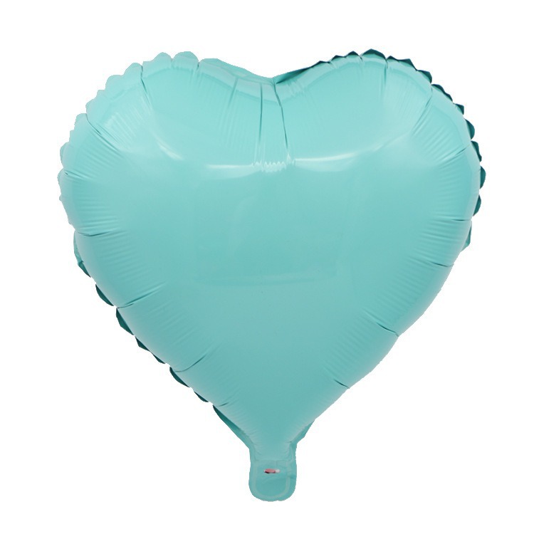 18 inch heart-shaped niger blue