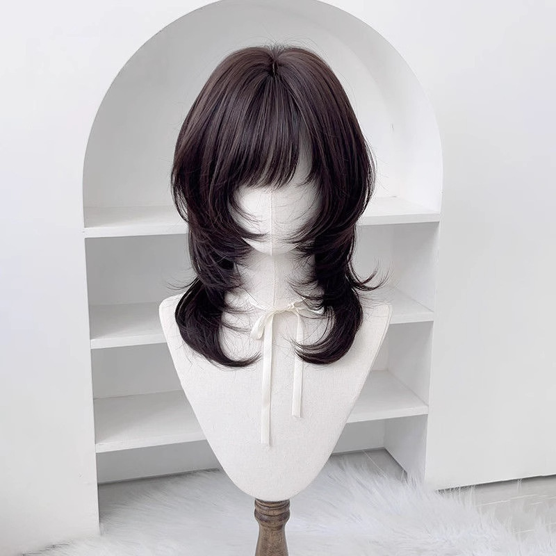 Japanese-Style High-Layered Jellyfish Hair Lolita Daily Natural-Looking Synthetic Hair Full Wig for Women Japanese-Style High-Layered Jellyfish Hair Lolita Daily Natural-Looking Synthetic Hair Full Wig for Women