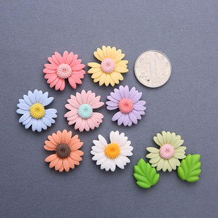 Quan Zhilong same style Daisy magnetic refrigerator stickers creative mini cartoon New Year red flower decorative magnet
