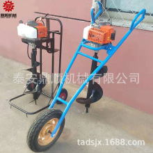 手推式地钻挖坑机 植树打桩钻孔打坑机 破冰打渔器果园施肥打洞机