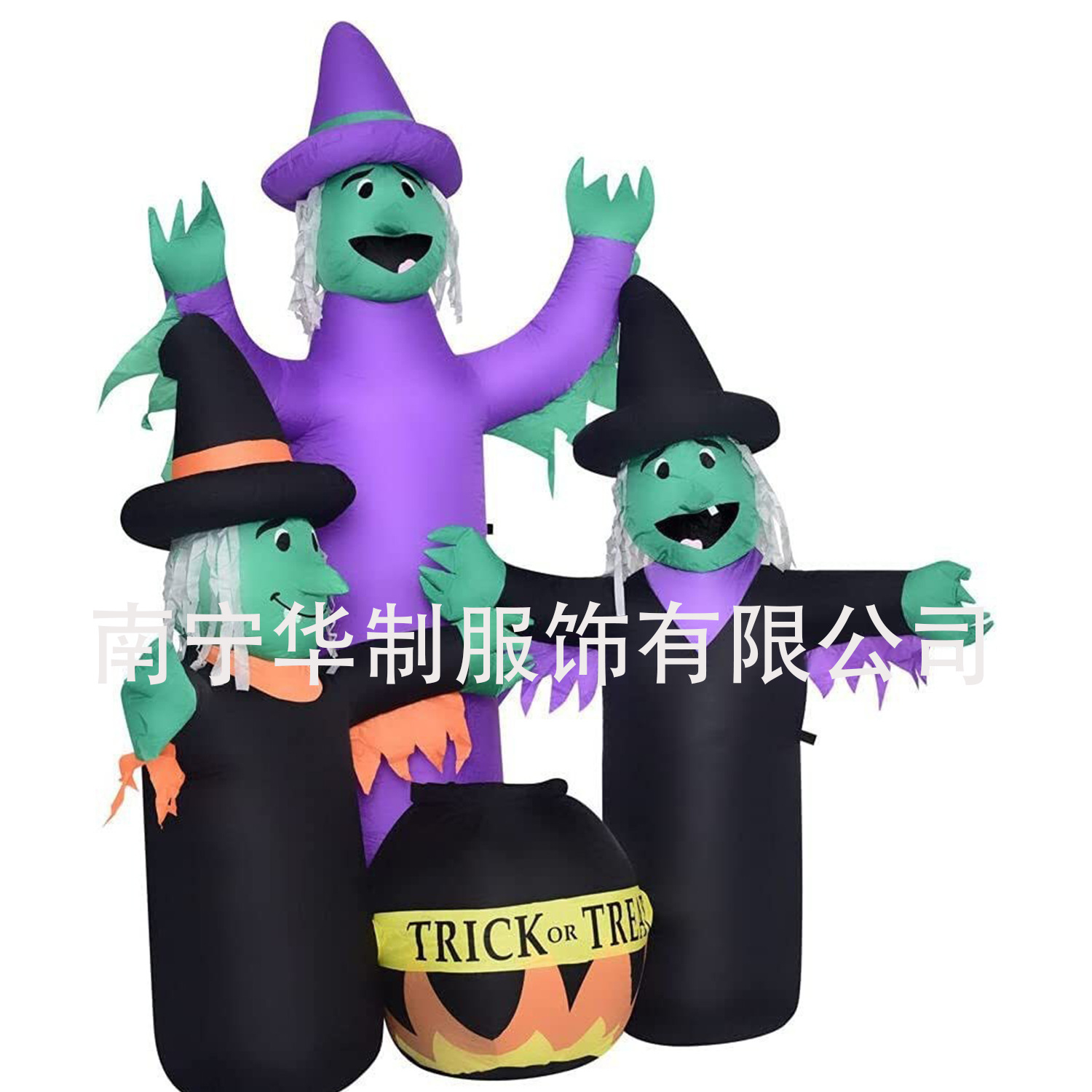 5 英尺万圣节充气户外狗带南瓜和海盗帽可充圣诞充气腊肠犬狗新款