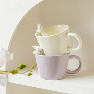High-looking cute household ceramic coffee cup couple men and women Cup mug breakfast milk cup tea cup water Cup